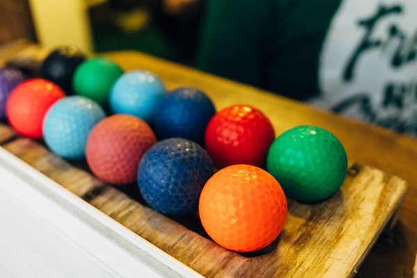 mini golf and driving range